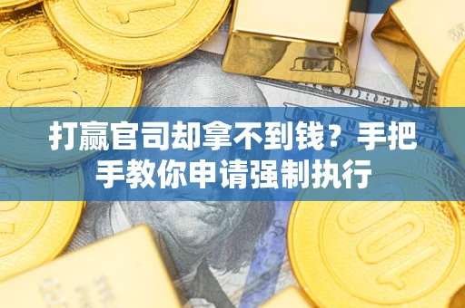 北京打赢官司却拿不到钱？手把手教你申请强制执行