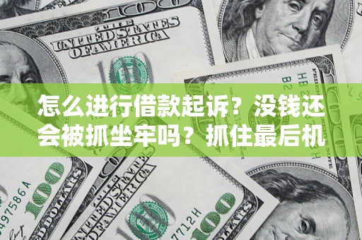 北京怎么进行借款起诉？没钱还会被抓坐牢吗？抓住最后机会！