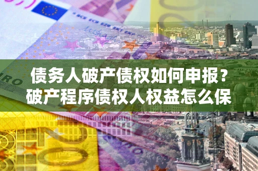 北京债务人破产债权如何申报？破产程序债权人权益怎么保障？