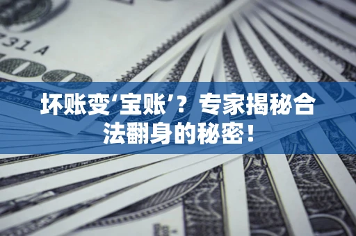北京坏账变‘宝账’？专家揭秘合法翻身的秘密！