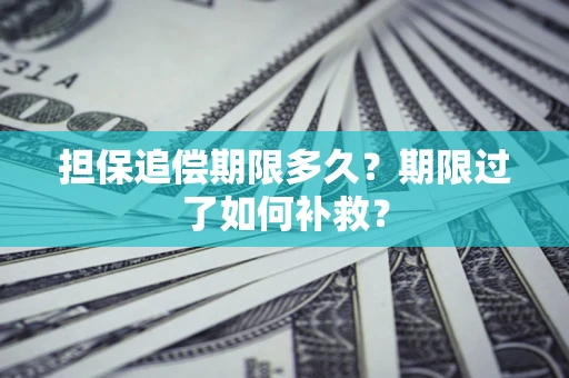 北京担保追偿期限多久？期限过了如何补救？