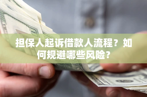 北京担保人起诉借款人流程？如何规避哪些风险？