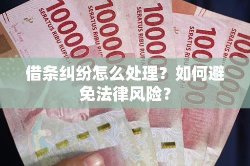北京借条纠纷怎么处理？如何避免法律风险？